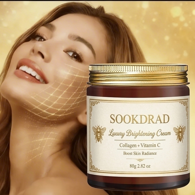 Krim Pencerah Mewah, Kolagen+V - Luxury Skincare Daily ulasan dan harga